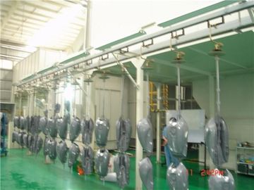 Çin Lambalar Elektrostatik toz Coaitng üretim hattı manuel toz ile Tedarikçi