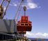 ISO standart 25T 6-12 m³ elektro hidrolik kapaklı kapmak için toplu taşıyıcı gemisi vinç Tedarikçi