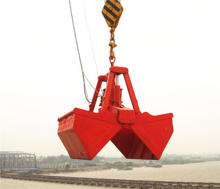 Çin ISO standart 25T 6-12 m³ elektro hidrolik kapaklı kapmak için toplu taşıyıcı gemisi vinç Tedarikçi